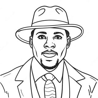 Black Man Coloring Page 34582-27828