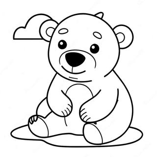 Cute Polar Bear Coloring Page 34602-27844