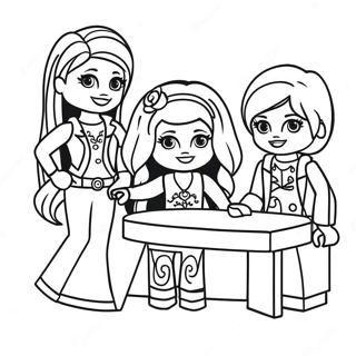 Lego Friends Coloring Page 3461-2860