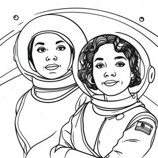 Hidden Figures In Space Coloring Page 34623-27862