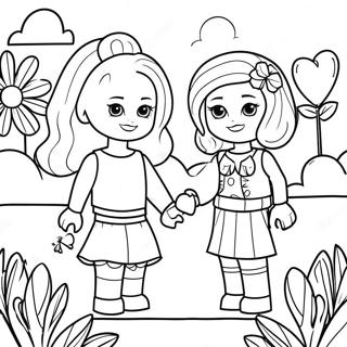 Lego Friends Heartlake City Coloring Page 3462-2864