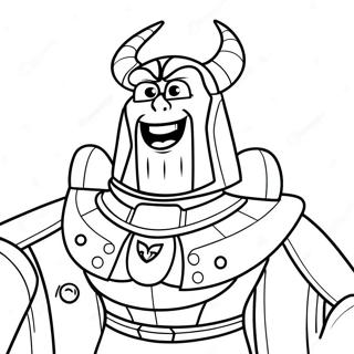 Evil Zurg In Space Coloring Page 34643-27875