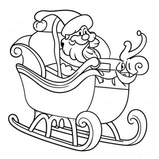 Santa S Sleigh Coloring Page 34652-27887