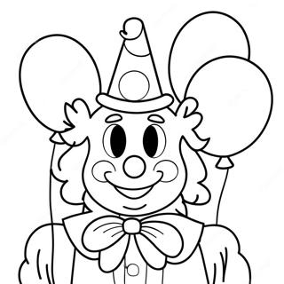 Scary Clown Coloring Pages