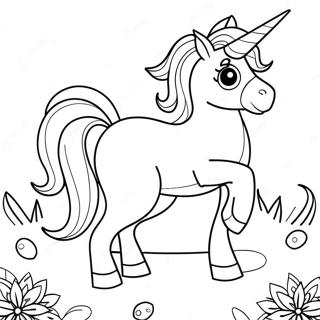 Easter Unicorn Coloring Page 34672-27903