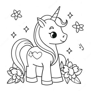 Easter Unicorn Coloring Pages