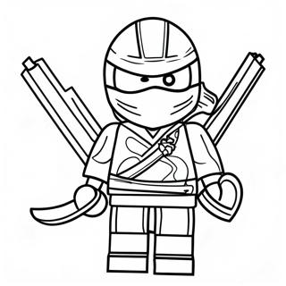 Zane Ninjago Coloring Page 34682-43035