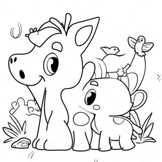 Fun Shading Animals Coloring Page 34703-27921