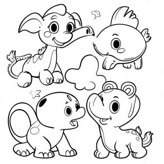 Fun Shading Animals Coloring Page 34703-27923