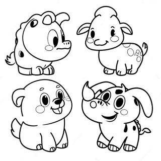 Fun Shading Animals Coloring Page 34703-27924