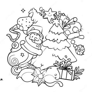 Christmas Hard Coloring Page 34712-27931