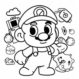 Nintendo Coloring Page 34722-27936