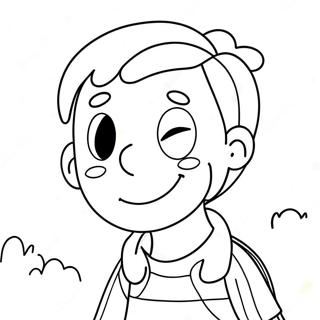 Greg Heffley Funny Moments Coloring Page 3472-2866