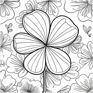 Clover Coloring Pages