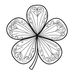 Clover Leaf Coloring Page 34742-27950