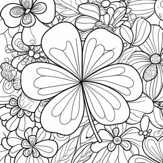 Clover Leaf Coloring Page 34742-27951