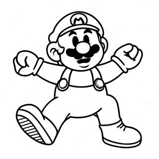 Mario Soccer Coloring Page 34772-27976