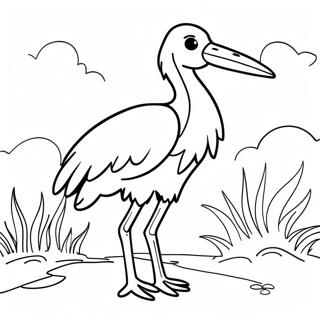 Stork Coloring Pages