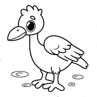 Cute Baby Stork Coloring Page 34783-27982