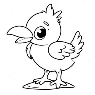 Cute Baby Stork Coloring Page 34783-27983