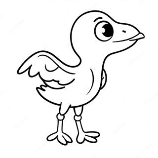 Cute Baby Stork Coloring Page 34783-27984