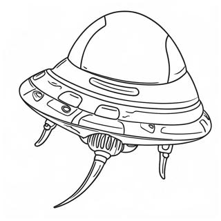 Alien Spaceship Coloring Page 34803-27998