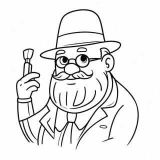 Best Uncle Coloring Page 34812-28006