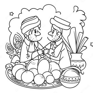 Nowruz Celebration Coloring Page 34822-28016