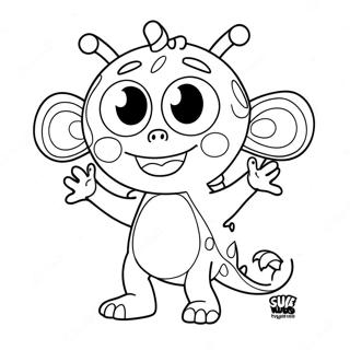 Henry Hugglemonster Coloring Pages