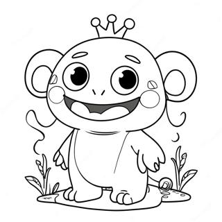 Henry Hugglemonster Coloring Page 34852-28039