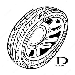 Tire Coloring Pages