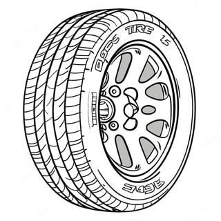 Tire Coloring Page 34902-28080