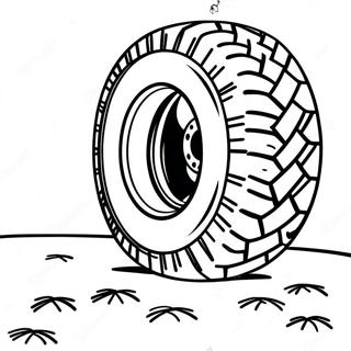 Off Road Tire Coloring Page 34903-28082