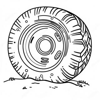 Off Road Tire Coloring Page 34903-28083