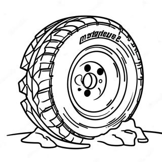 Off Road Tire Coloring Page 34903-28084