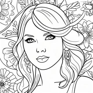 Taylor Swift Reputation Coloring Pages