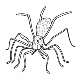 Cute Daddy Long Legs Coloring Page 34943-28113