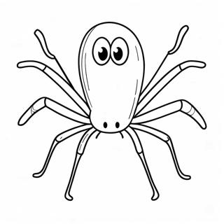 Cute Daddy Long Legs Coloring Page 34943-28114