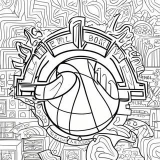 New York Knicks Logo Coloring Page 34952-28122