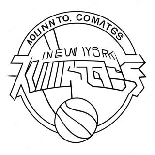 New York Knicks Logo Coloring Page 34952-28124