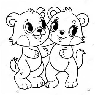 Colorful Duo Abc Animals Coloring Page 34963-28130