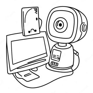 Safe Internet Practices Coloring Page 34983-28149