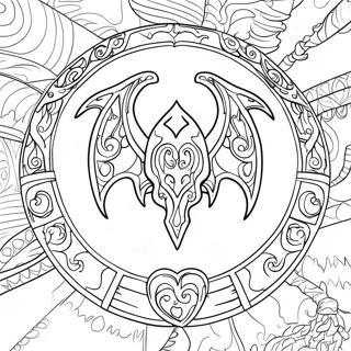 Skyrim Coloring Pages