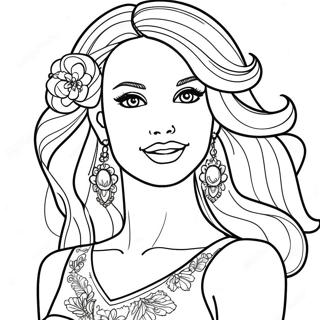 Fashion Barbie Coloring Pages