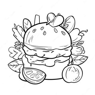 Colorful Tasting Experience Coloring Page 3502-2894