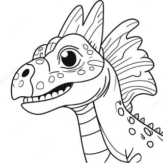 Dilophosaurus Coloring Pages