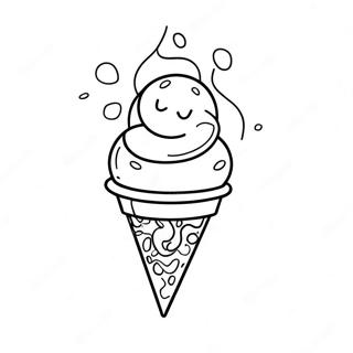 Snow Cone Coloring Page 35092-28222