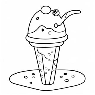 Snow Cone Coloring Page 35092-28223