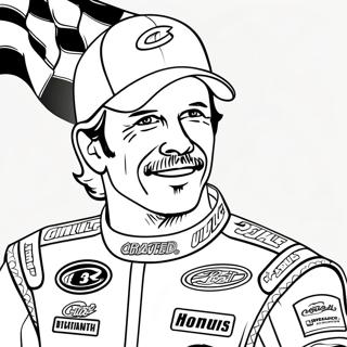 Dale Earnhardt Coloring Pages