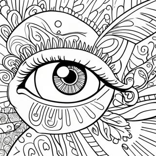 Eye Coloring Pages